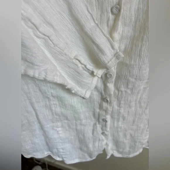 Eileen Fisher linen top - Picture 4 of 7